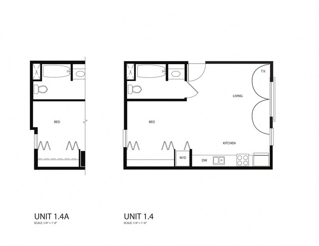 Renovated - 460 Sq Ft. 108 floor plan